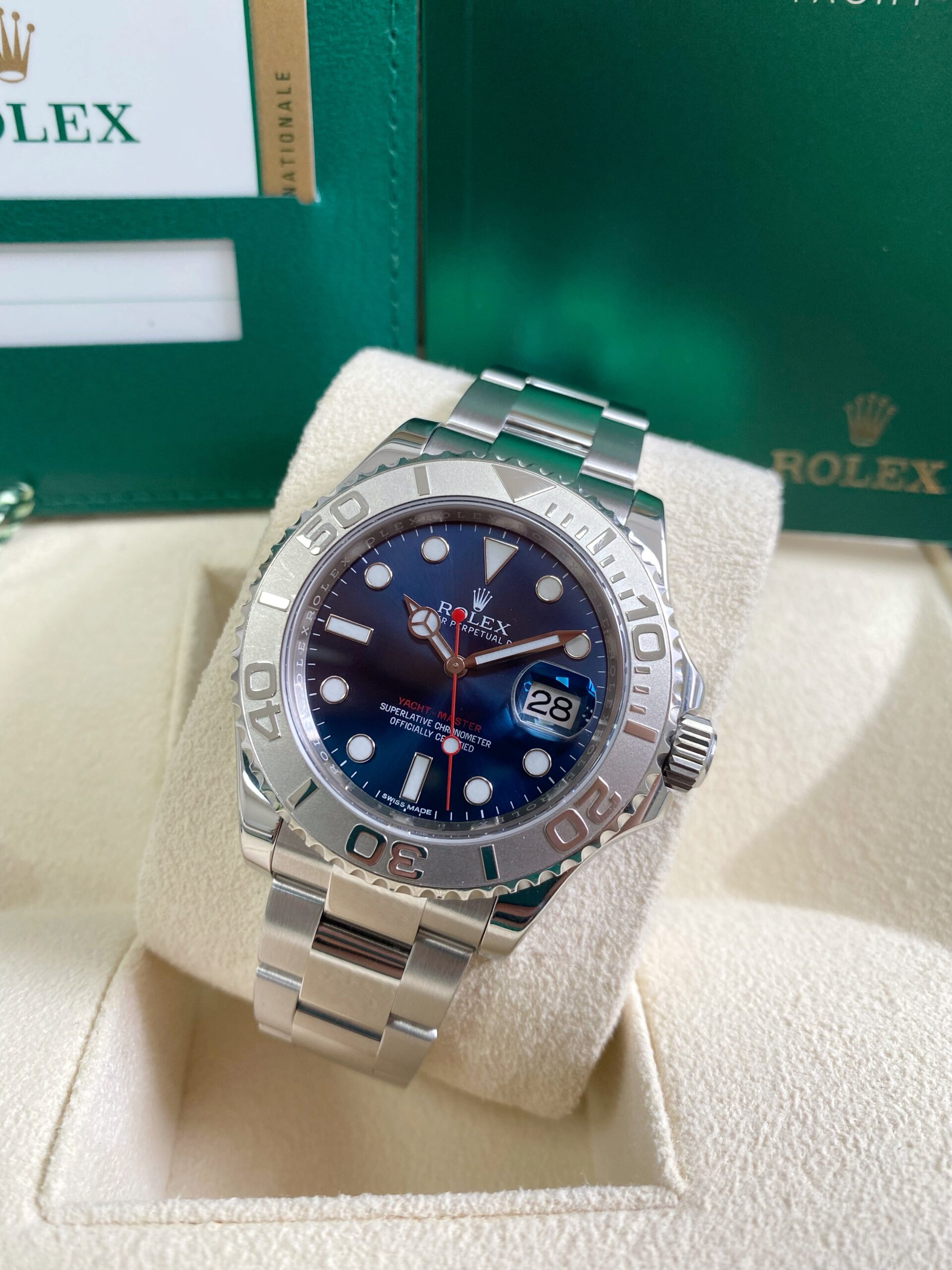 Rolex Yacht Master Blue Dial Hg Watches Jewellery