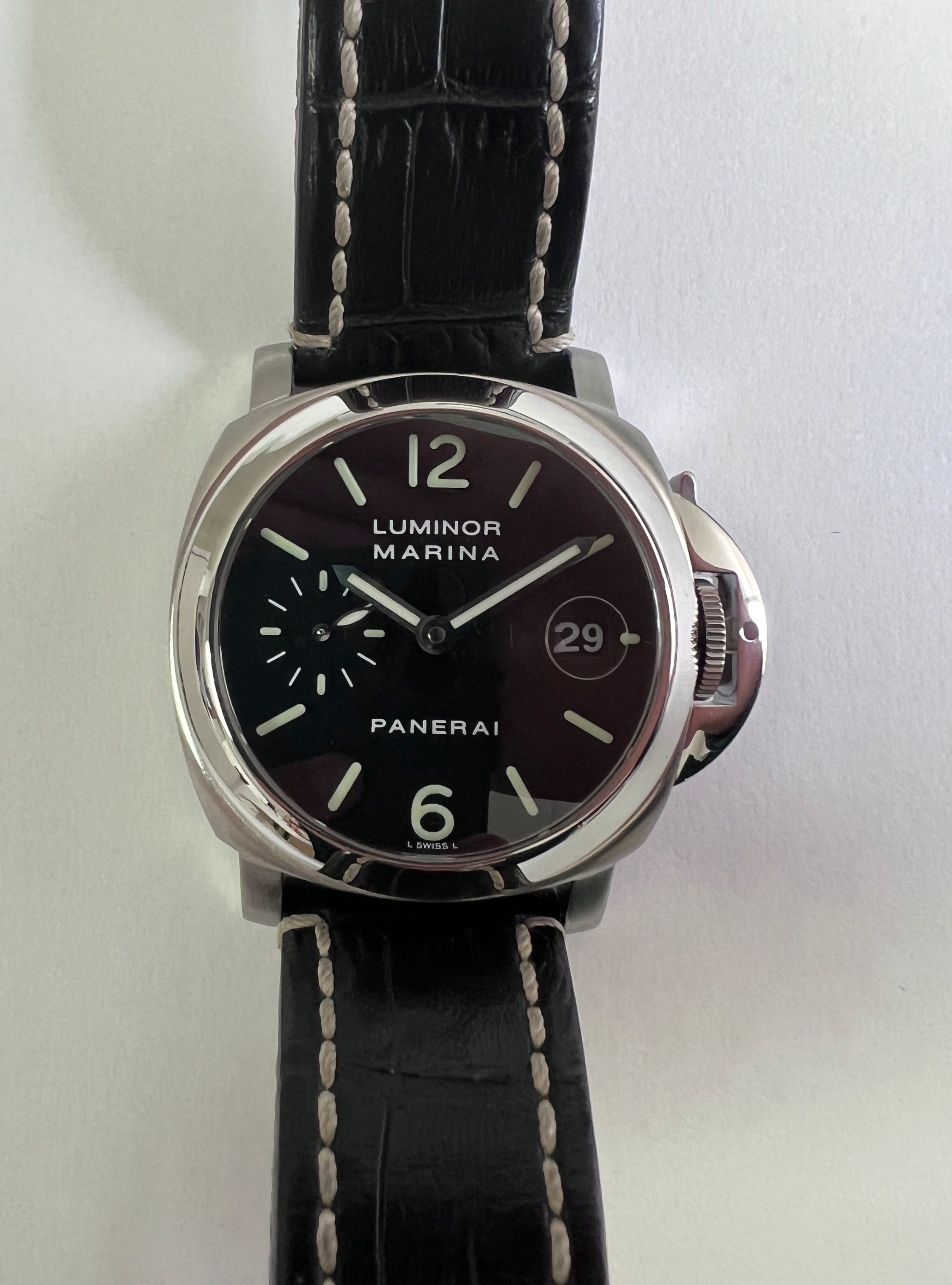 PANERAI LUMINOR MARINA AUTOMATIC PAM00048 STAINLESS STEEL HG