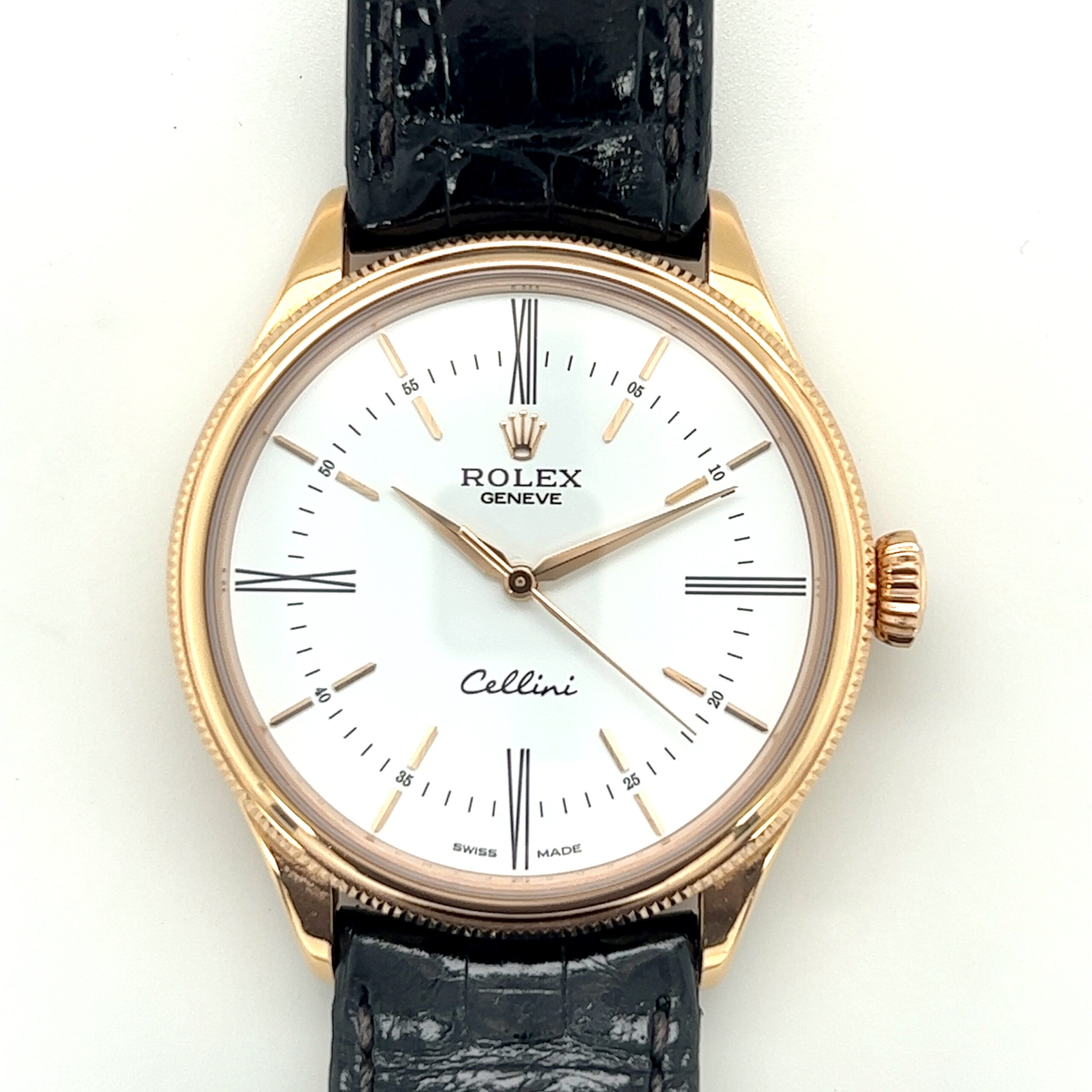 ROLEX CELLINI TIME ROSE GOLD 39MM 50505 HG Watches Jewellery